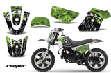 Dirt Bike Graphics Kit MX Decal Wrap For Yamaha PW50 PW 50 1990-2019 REAPER GREEN