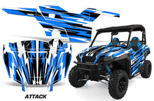 Load image into Gallery viewer, UTV Decal Graphics Kit SXS Wrap For Polaris General 1000 EPS 2016-2018 ATTACK BLUE-atv motorcycle utv parts accessories gear helmets jackets gloves pantsAll Terrain Depot