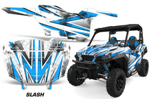 Load image into Gallery viewer, UTV Decal Graphics Kit SXS Wrap For Polaris General 1000 EPS 2016-2018 SLASH BLUE-atv motorcycle utv parts accessories gear helmets jackets gloves pantsAll Terrain Depot
