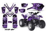 ATV Graphics Kit Quad Decal Sticker Wrap For Polaris Outlaw 50 2008-2018 NORTHSTAR PURPLE CHROME