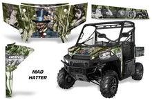 Load image into Gallery viewer, UTV Graphics Kit SxS Decal Wrap For Polaris Ranger 570 900 2013-2015 HATTER SILVER GREEN-atv motorcycle utv parts accessories gear helmets jackets gloves pantsAll Terrain Depot