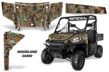UTV Graphics Kit SxS Decal Wrap For Polaris Ranger 570 900 2013-2015 WOODLAND CAMO