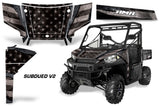 UTV Graphics Kit SxS Decal Wrap For Polaris Ranger 570 900 2013-2015 SUBDUED V2