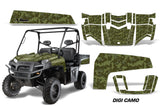 UTV Decal Graphics Kit Wrap For Polaris Ranger XP 500/800/900D 2010-2014 DIGICAMO GREEN