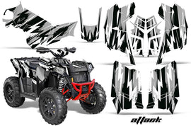 ATV Graphics Kit Decal Wrap For Polaris Scrambler 850XP 1000XP 2013-2018 ATTACK GREY-atv motorcycle utv parts accessories gear helmets jackets gloves pantsAll Terrain Depot