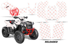 Load image into Gallery viewer, ATV Graphics Kit Decal Wrap For Polaris Scrambler 850XP 1000XP 2013-2018 RELOADED RED WHITE-atv motorcycle utv parts accessories gear helmets jackets gloves pantsAll Terrain Depot