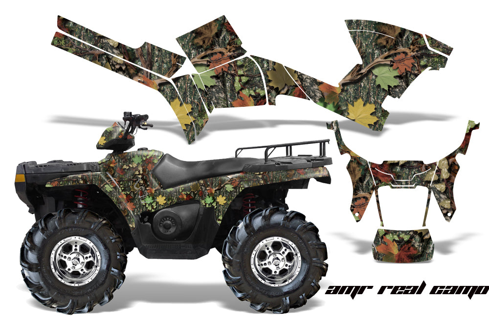 ATV Graphics Kit Decal Sticker Wrap For Polaris Sportsman 500/800 2005-2010 REAL CAMO-atv motorcycle utv parts accessories gear helmets jackets gloves pantsAll Terrain Depot