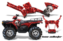 Load image into Gallery viewer, ATV Graphics Kit Decal Sticker Wrap For Polaris Sportsman 500/800 2005-2010 BONES RED-atv motorcycle utv parts accessories gear helmets jackets gloves pantsAll Terrain Depot