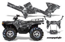 Load image into Gallery viewer, ATV Graphics Kit Decal Sticker Wrap For Polaris Sportsman 500/800 2005-2010 CAMOPLATE BLACK-atv motorcycle utv parts accessories gear helmets jackets gloves pantsAll Terrain Depot