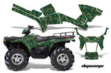 ATV Graphics Kit Decal Sticker Wrap For Polaris Sportsman 500/800 2005-2010 DIGICAMO GREEN