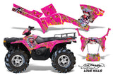 ATV Graphics Kit Decal Sticker Wrap For Polaris Sportsman 500/800 2005-2010 EDHLK PINK