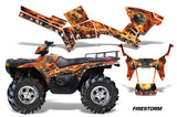 ATV Graphics Kit Decal Sticker Wrap For Polaris Sportsman 500/800 2005-2010 FIRESTORM ORANGE