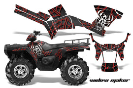 ATV Graphics Kit Decal Sticker Wrap For Polaris Sportsman 500/800 2005-2010 WIDOW RED BLACK-atv motorcycle utv parts accessories gear helmets jackets gloves pantsAll Terrain Depot