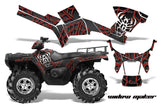 ATV Graphics Kit Decal Sticker Wrap For Polaris Sportsman 500/800 2005-2010 WIDOW RED BLACK