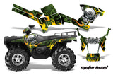 ATV Graphics Kit Decal Sticker Wrap For Polaris Sportsman 500/800 2005-2010 MOTORHEAD GREEN