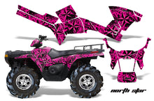 Load image into Gallery viewer, ATV Graphics Kit Decal Sticker Wrap For Polaris Sportsman 500/800 2005-2010 NORTHSTAR PINK-atv motorcycle utv parts accessories gear helmets jackets gloves pantsAll Terrain Depot