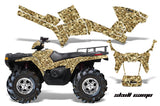 ATV Graphics Kit Decal Sticker Wrap For Polaris Sportsman 500/800 2005-2010 SKULL CAMO TAN