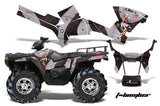 ATV Graphics Kit Decal Sticker Wrap For Polaris Sportsman 500/800 2005-2010 TBOMBER BLACK