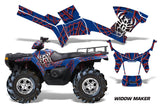 ATV Graphics Kit Decal Sticker Wrap For Polaris Sportsman 500/800 2005-2010 WIDOW RED BLUE