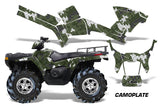 ATV Graphics Kit Decal Sticker Wrap For Polaris Sportsman 500/800 2005-2010 CAMOPLATE GREEN