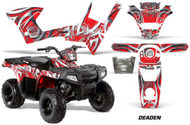 ATV Graphics Kit Decal Sticker Wrap For Polaris Sportsman 90/110 2007-2016 DEADEN RED-atv motorcycle utv parts accessories gear helmets jackets gloves pantsAll Terrain Depot