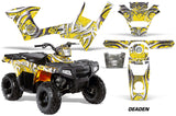 ATV Graphics Kit Decal Sticker Wrap For Polaris Sportsman 90/110 2007-2016 DEADEN YELLOW