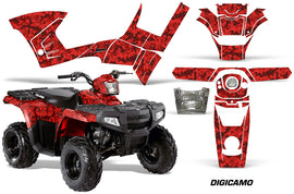 ATV Graphics Kit Decal Sticker Wrap For Polaris Sportsman 90/110 2007-2016 DIGICAMO RED-atv motorcycle utv parts accessories gear helmets jackets gloves pantsAll Terrain Depot