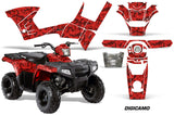 ATV Graphics Kit Decal Sticker Wrap For Polaris Sportsman 90/110 2007-2016 DIGICAMO RED