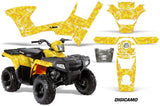 ATV Graphics Kit Decal Sticker Wrap For Polaris Sportsman 90/110 2007-2016 DIGICAMO YELLOW
