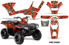 ATV Graphics Kit Decal Sticker Wrap For Polaris Sportsman 90/110 2007-2016 FIRE CAMO-atv motorcycle utv parts accessories gear helmets jackets gloves pantsAll Terrain Depot