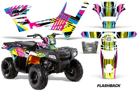 ATV Graphics Kit Decal Sticker Wrap For Polaris Sportsman 90/110 2007-2016 FLASHBACK-atv motorcycle utv parts accessories gear helmets jackets gloves pantsAll Terrain Depot