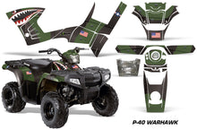 Load image into Gallery viewer, ATV Graphics Kit Decal Sticker Wrap For Polaris Sportsman 90/110 2007-2016 WARHAWK GREEN-atv motorcycle utv parts accessories gear helmets jackets gloves pantsAll Terrain Depot