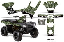 Load image into Gallery viewer, ATV Graphics Kit Decal Sticker Wrap For Polaris Sportsman 90/110 2007-2016 REAPER GREEN-atv motorcycle utv parts accessories gear helmets jackets gloves pantsAll Terrain Depot