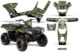 ATV Graphics Kit Decal Sticker Wrap For Polaris Sportsman 90/110 2007-2016 REAPER GREEN