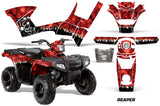 ATV Graphics Kit Decal Sticker Wrap For Polaris Sportsman 90/110 2007-2016 REAPER RED