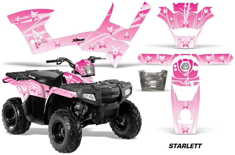 ATV Graphics Kit Decal Sticker Wrap For Polaris Sportsman 90/110 2007-2016 STARLETT PINK-atv motorcycle utv parts accessories gear helmets jackets gloves pantsAll Terrain Depot