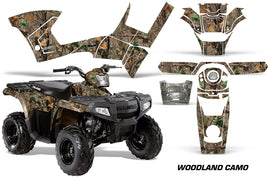 ATV Graphics Kit Decal Sticker Wrap For Polaris Sportsman 90/110 2007-2016 WOODLAND CAMO-atv motorcycle utv parts accessories gear helmets jackets gloves pantsAll Terrain Depot