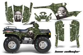 ATV Graphics Kit Decal Wrap For Polaris Sportsman 400 500 1995-2004 BONES BLACK GREEN-atv motorcycle utv parts accessories gear helmets jackets gloves pantsAll Terrain Depot