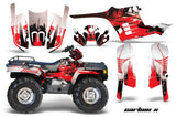 ATV Graphics Kit Decal Wrap For Polaris Sportsman 400 500 1995-2004 CARBONX RED