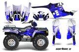 ATV Graphics Kit Decal Wrap For Polaris Sportsman 400 500 1995-2004 CARBONX BLUE