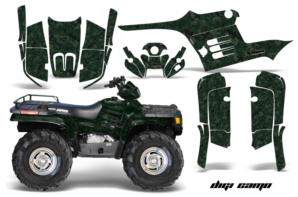 ATV Graphics Kit Decal Wrap For Polaris Sportsman 400 500 1995-2004 DIGICAMO GREEN-atv motorcycle utv parts accessories gear helmets jackets gloves pantsAll Terrain Depot