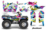 ATV Graphics Kit Decal Wrap For Polaris Sportsman 400 500 1995-2004 FLASHBACK