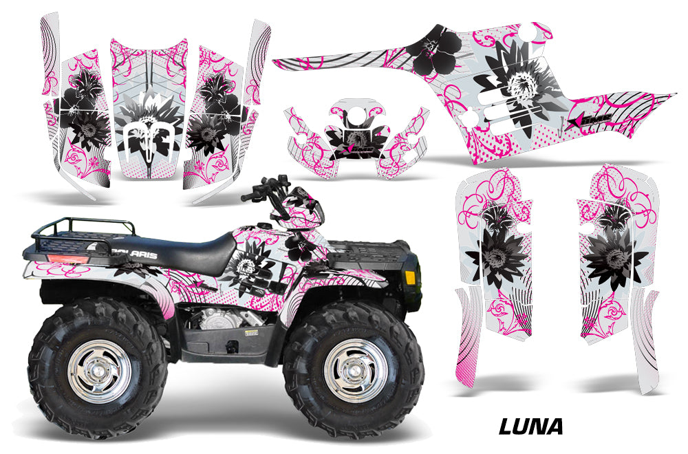 ATV Graphics Kit Decal Wrap For Polaris Sportsman 400 500 1995-2004 LUNA PINK-atv motorcycle utv parts accessories gear helmets jackets gloves pantsAll Terrain Depot
