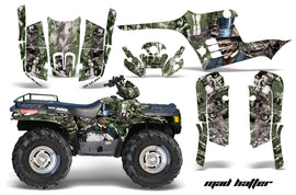 ATV Graphics Kit Decal Wrap For Polaris Sportsman 400 500 1995-2004 HATTER SILVER GREEN-atv motorcycle utv parts accessories gear helmets jackets gloves pantsAll Terrain Depot
