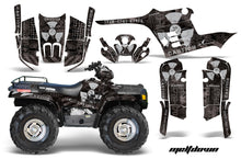 Load image into Gallery viewer, ATV Graphics Kit Decal Wrap For Polaris Sportsman 400 500 1995-2004 MELTDOWN SILVER BLACK-atv motorcycle utv parts accessories gear helmets jackets gloves pantsAll Terrain Depot