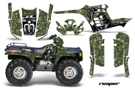 ATV Graphics Kit Decal Wrap For Polaris Sportsman 400 500 1995-2004 REAPER GREEN-atv motorcycle utv parts accessories gear helmets jackets gloves pantsAll Terrain Depot