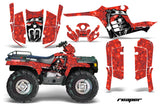 ATV Graphics Kit Decal Wrap For Polaris Sportsman 400 500 1995-2004 REAPER RED