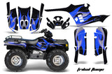 ATV Graphics Kit Decal Wrap For Polaris Sportsman 400 500 1995-2004 TRIBAL BLUE BLACK