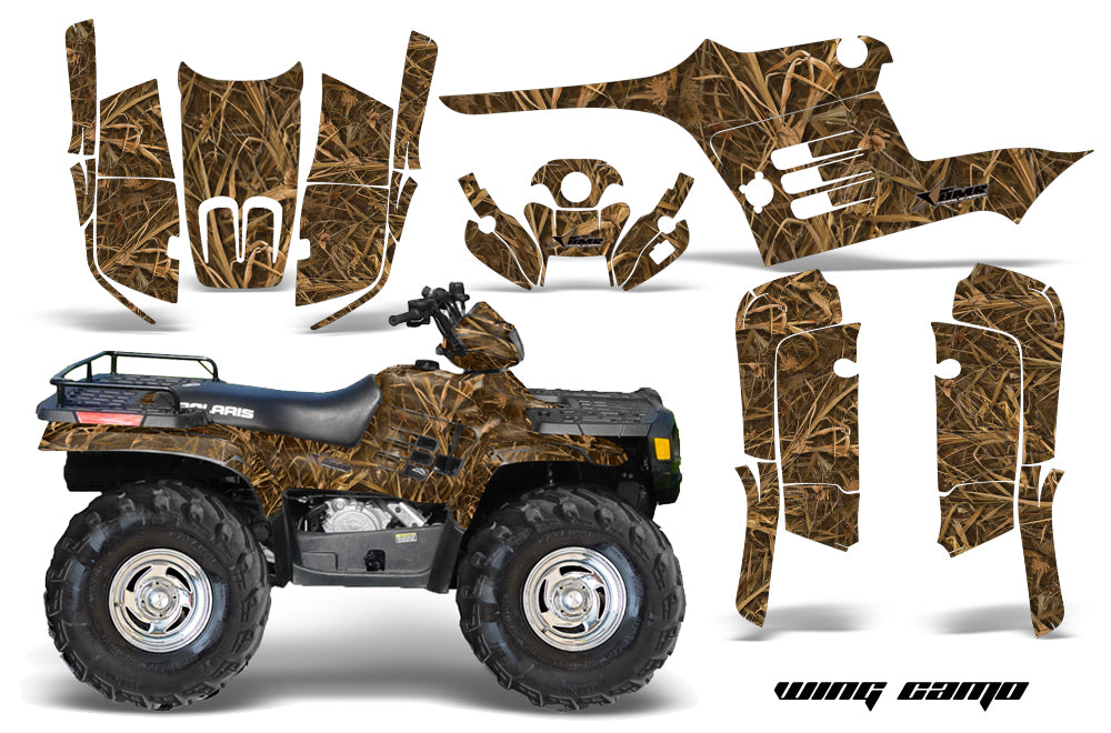 ATV Graphics Kit Decal Wrap For Polaris Sportsman 400 500 1995-2004 WING CAMO-atv motorcycle utv parts accessories gear helmets jackets gloves pantsAll Terrain Depot