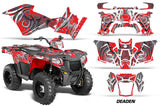 ATV Graphics Kit Decal Quad Wrap For Polaris Sportsman 570 2014-2017 DEADEN RED